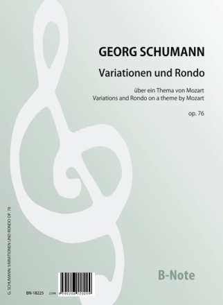 Variationen und Rondo ber ein Thema von Mozart fr Klavier op.76 Klavier Spielnoten