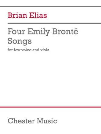 Four Emily Bront Songs Low Voice and Viola Book