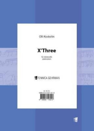 X'Three for violoncello Cello Book