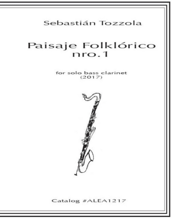 Paisaje Folklorico nro.1 Bass Clarinet Buch