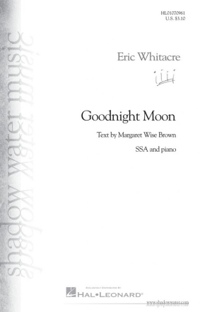Goodnight Moon for female choir and piano score