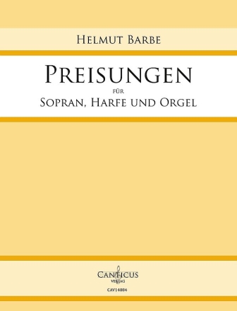 Preisungen fr Sopran, Harfe und Orgel Partitur und Stimmen