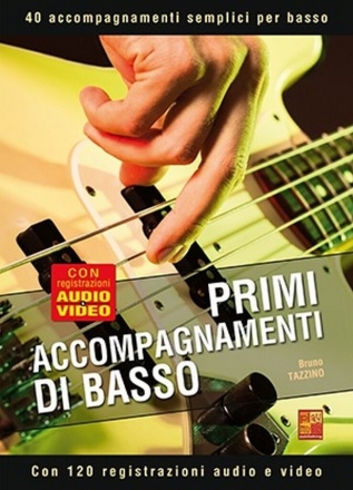 Primi accompagnamenti di basso Bass Guitar Book & Media-Online