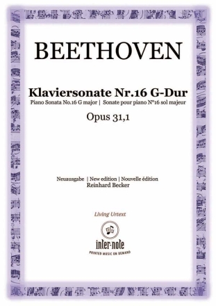 Sonate Nr. 16 G-Dur op.31,1 Klavier 2hd