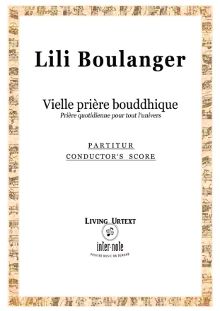 Vieille Prire Bouddhique Chor und Orchester Partitur