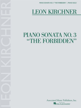 Piano Sonata No. 3 the Forbidden - Piano Solo Piano Book