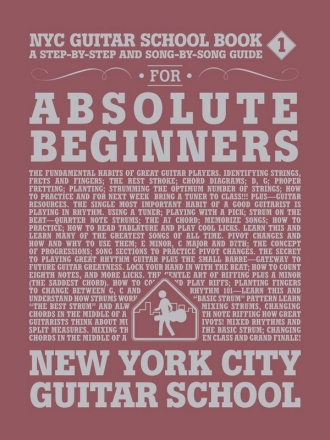 NYC Guitar School Book 1 Guitar Book