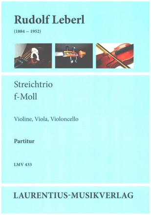 Streichtrio f-Moll fr Violine, Viola und Violoncello Partitur und Stimmen