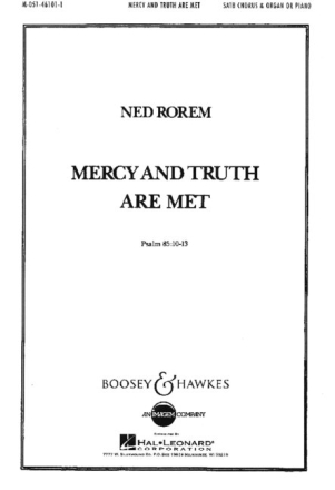 Mercy and Truth Are Met gemischter Chor (SATB) und Orgel bzw. Klavier Chorpartitur