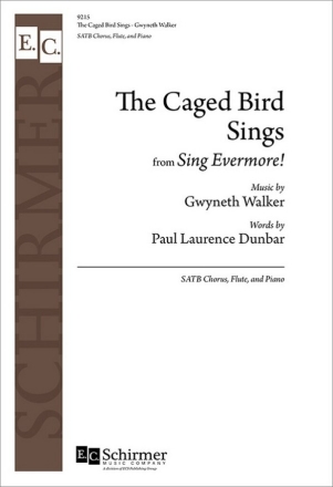 The Caged Bird Sings SATB, Flute and Piano Choral Score