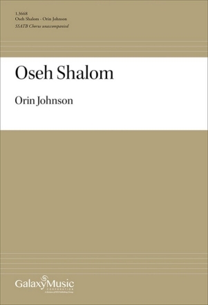 Oseh Shalom SSATB A Cappella Choral Score