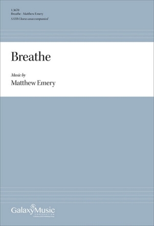 Breathe SATB A Cappella Choral Score