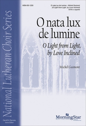 O nata lux de lumine SATB A Cappella Choral Score