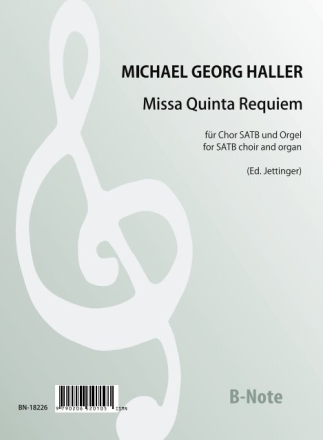 Missa Quinta Requiem op.9 (Fassung fr Chor SATB und Orgel) Chor SATB,Orgel Spielnoten