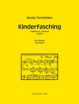Kinderfasching (2022)  fr Klavier  Partitur