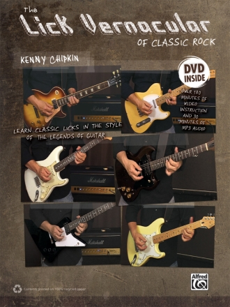 Lick Vernacular: Classic Rock (with DVD) Guitar teaching (pop)