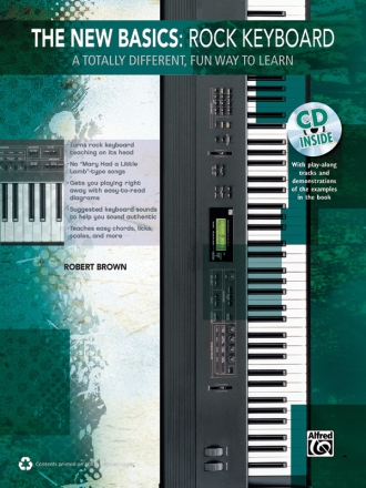New Basics :Rock Keyboard (with CD) Piano teaching material