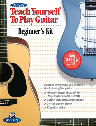 Teach Yourself Guitar Beginner Kit Box Guitar teaching (pop)