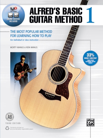 Alfred Basic Guitar 1 Ed 3 (with DVD/VC) Guitar teaching (pop)