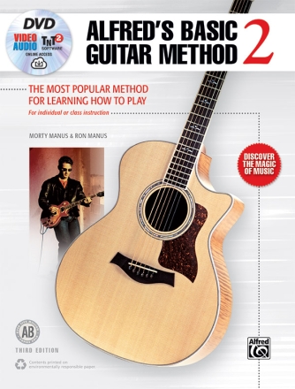 Alfred Basic Guitar 2 Ed 3 (with DVD/VC) Guitar teaching (pop)