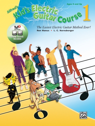 Kids Elec Guitar Course 1 (w/ DVD/Code) Guitar teaching (pop)