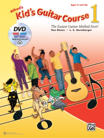 Alfreds Kids Guitar 1 (with DVD/Code) Guitar teaching (pop)