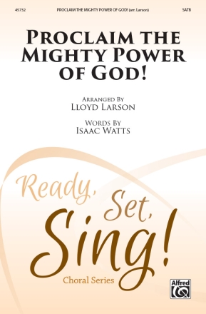 Proclaim the Mighty Power Of God SATB Mixed voices
