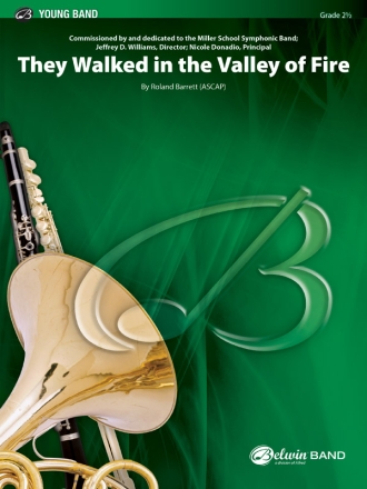 They Walked Valley Of Fire (c/b) Symphonic wind band