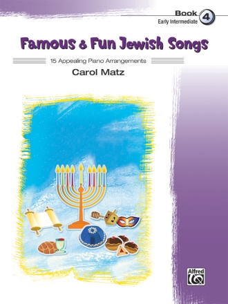 Famous & Fun Jewish Songs 4 Piano Supplemental