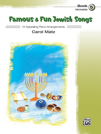 Famous & Fun Jewish Songs 5 Piano Supplemental