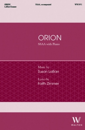 Orion SSAA and Piano Choral Score