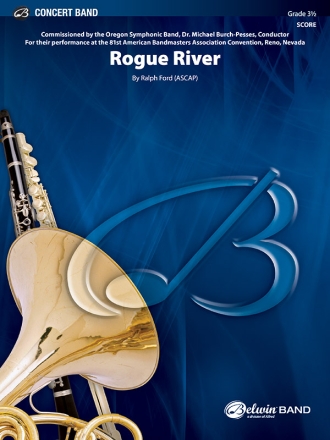 Rogue River (c/b score) Symphonic wind band