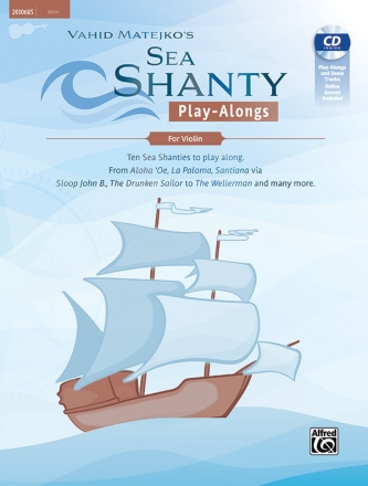 Sea Shanty Play-Alongs Violin (Bk/CD) Violin solo