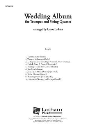 Wedding Album for Trumpet & String Qtet String ensemble