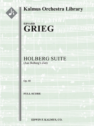 Holberg Suite, op 40 (s/o score) Scores