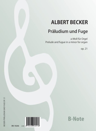 Prludium und Fuge a-Moll op.21 fr Orgel Orgel Spielnoten