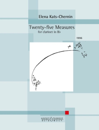 Twenty-five Measures (1996) for clarinet in Bb