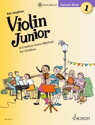 Violin Junior - Concert Book 1 (+Online Material) for violin and piano