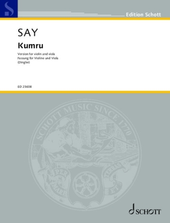 Kumru op. 12,2 (1995-2001) fr Violine und Viola 2 Spielpartituren