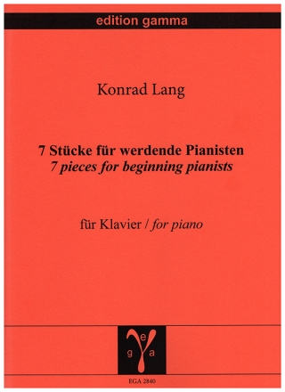 7 Stcke fr werdende Pianisten - Mittelstufe I und II fr Klavier