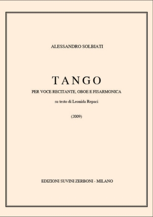 Tango Vocal, Oboe and Accordion Score