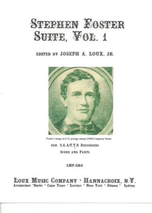 Stephen Foster Suite Vol. 1 Recorder Quintet Set