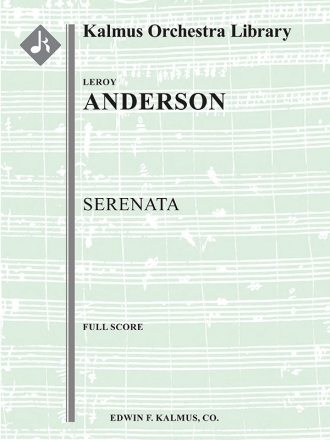 Serenata (conductor score) Scores