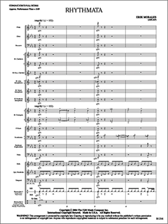 Rhythmata (c/b score) Symphonic wind band