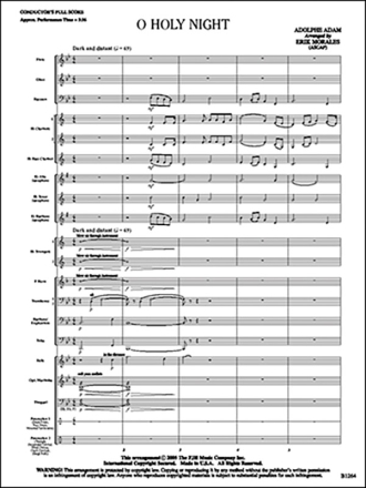 O Holy Night (c/b score) Symphonic wind band