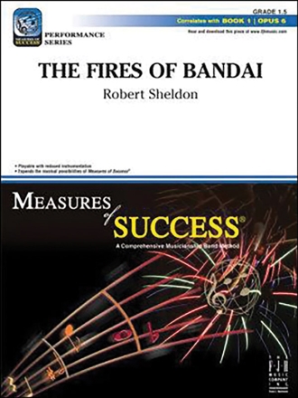 The Fires of Bandai (c/b score) Symphonic wind band