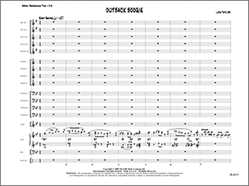 Outback Boogie (j/e score) Jazz band