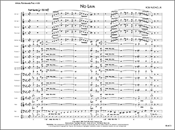 No Lava (j/e score) Jazz band