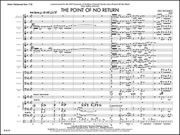 The Point of No Return (j/e score) Jazz band