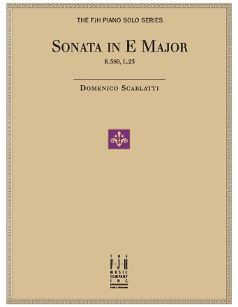 Sonata in E Major, K.380, L.23 (piano) Piano Solo